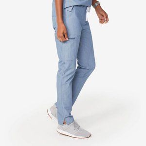 Figs Denim Blue Yola Scrub Pant